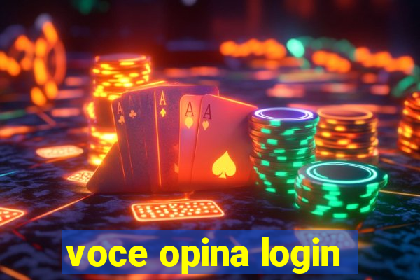 voce opina login